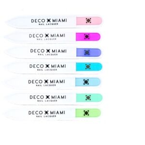 (3/30$) DECO MIAMI GLASS NAIL FILE